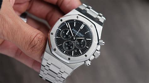 audemars piguet royal oak black dial|Piguet royal oak watch price.